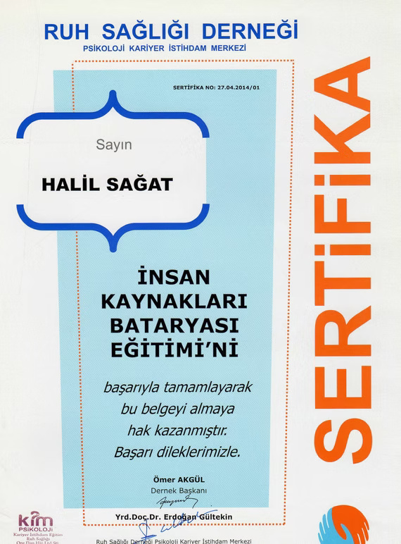 Sertifika 13